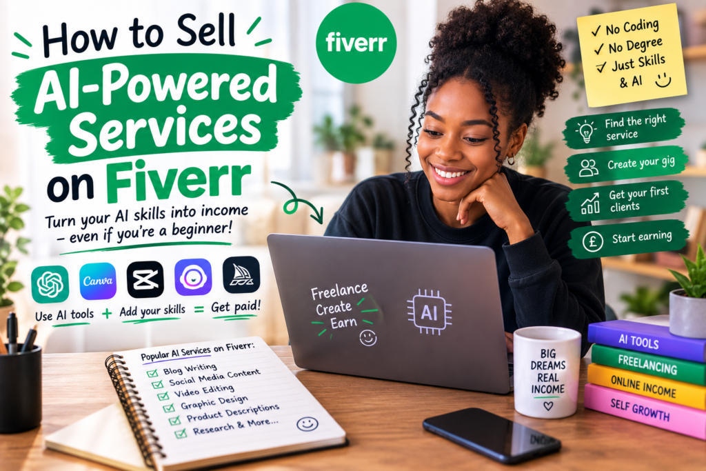 How to Sell AI-Powered Services on Fiverr: A Beginner’s Guide to Making Money With AI