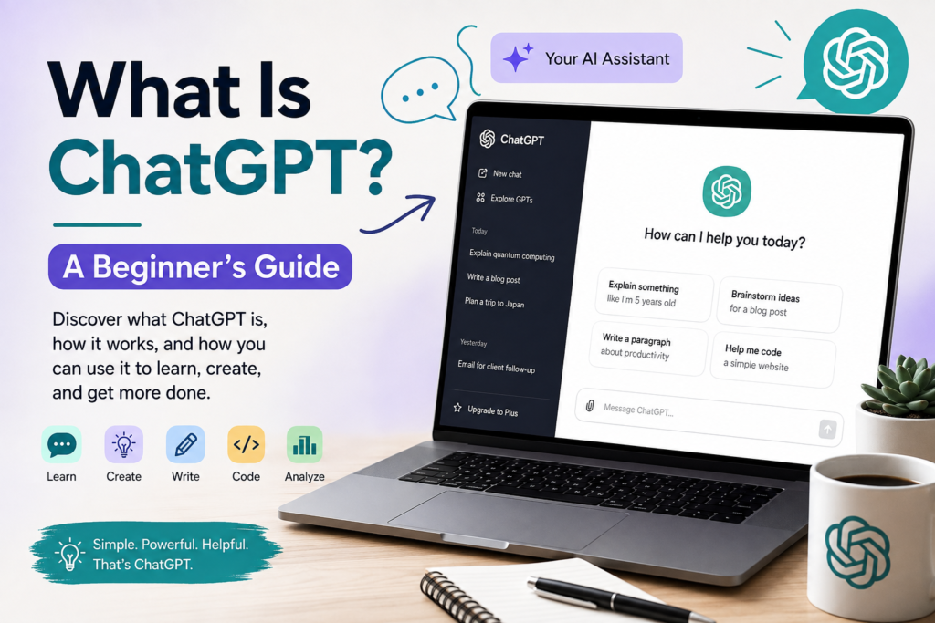What Is ChatGPT? A Beginner’s Guide to How It Works and How to Use It