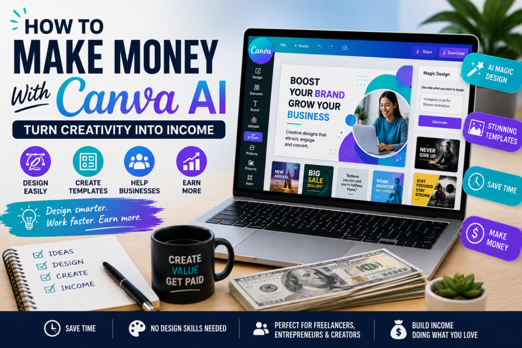 Canva AI – How to Make Money With Canva AI in 2026: A Practical Guide for Beginners
