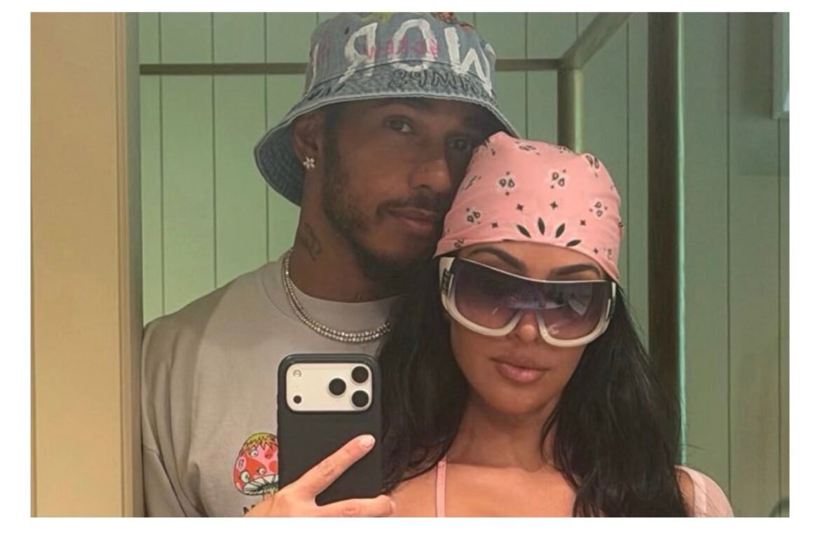Kim Kardashian and Lewis Hamilton
