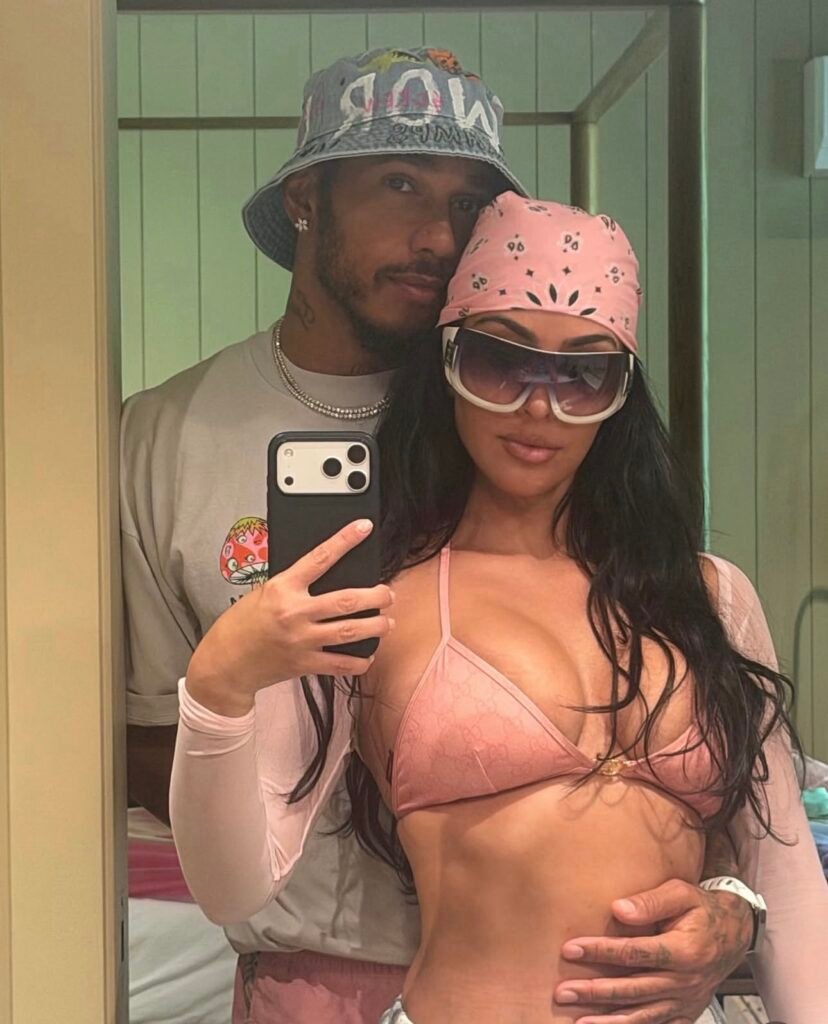 Kim Kardashian and Lewis Hamilton