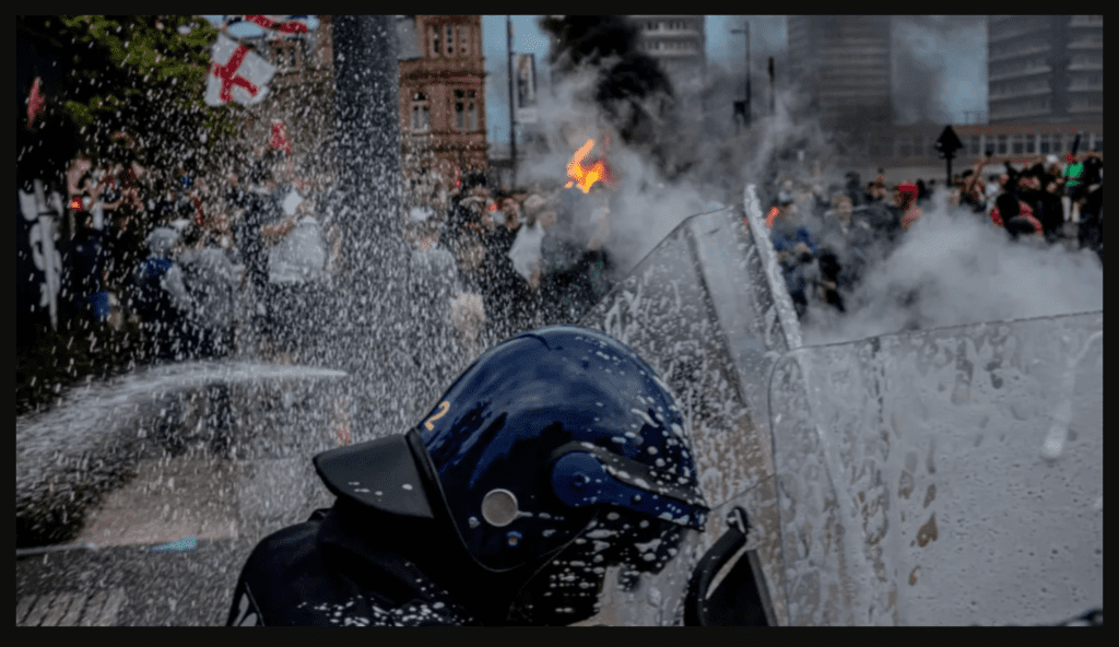A ‘crucial’ day lies ahead for police as protests and football events coincide