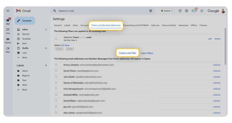 How to Create a Filter on Gmail