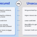Types of Loans Secured VS Unsecured Loans